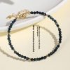 3mm Blue Tourmaline Cut Beaded Bracelet