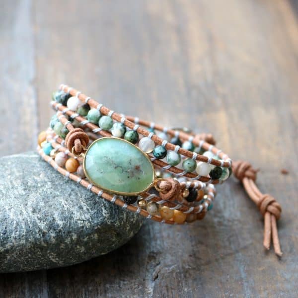 Australian jade natural stone bracelet