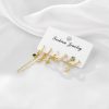 New High Grade Sense Snake-like Earring Set Punk Wind