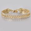 14K Gold Tennis Bracelet For Men And Women Hip Hop European And American