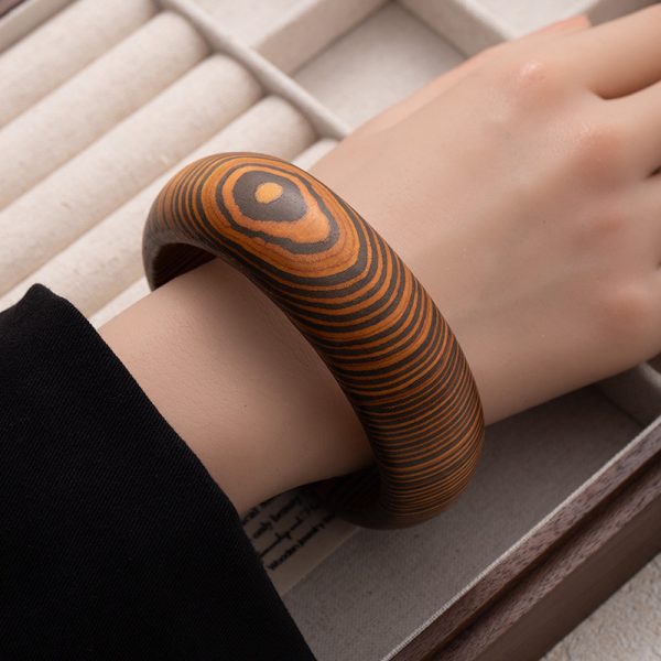 New Chinese Retro Ethnic Style Wooden Art Bracelet