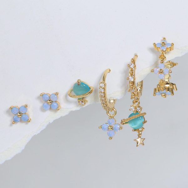 28a644d1-d631-4aa7-9c84-e51f3617410c.jpg Earrings Set Korean Style Elegant Six Pieces Ornament Cute Sweet Girly Temperamental Gentle