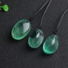 Natural Crystal Stone Green Fluorite Necklace