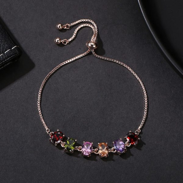 Fashion Simple Inlaid Zircon Bracelet For Women
