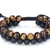 Tiger's Eye & Lava Stone Bracelet