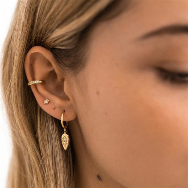 Water Drop Demon Eye Earrings
