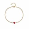 Colorful Crystals Women's Tennis Diamond Bracelet