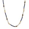 New Chinese Retro Natural Stone Pearl Crystal Necklace For Women