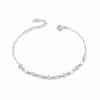 Rectangular Stone Stitching Simple Bracelet