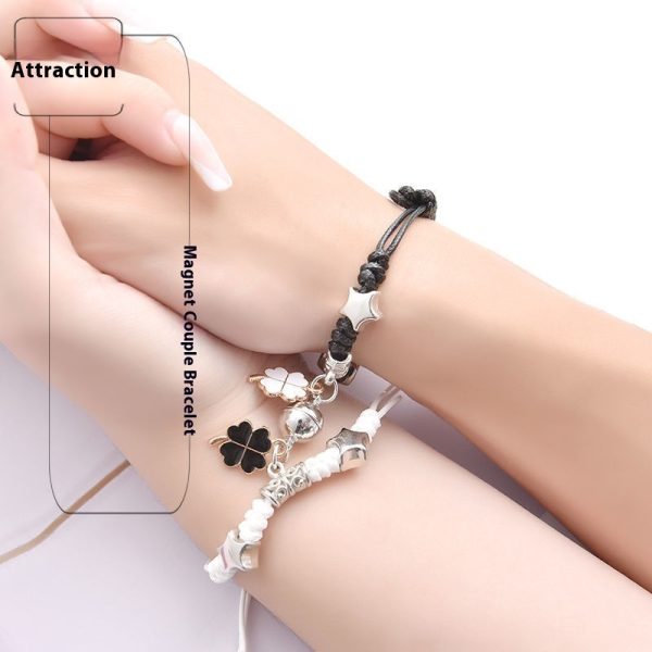 Magnet Girlfriends Student Couple Suction Bracelet Pair