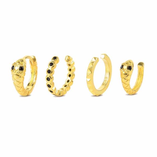 Earrings Ear Clips Bone Clip Set 4-piece Combination