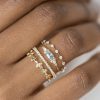 European And American Four-piece Set Rhinestone Zircon Flowers