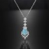 Lady Temperament Shining Zircon Necklace