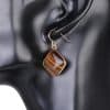 Natural Stone Amethyst Eardrops