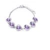 High-end Fashion Peach Heart Crystal Bracelet