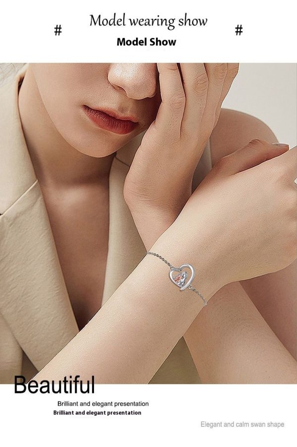 Heart-shaped Mother And Daughter Bracelet