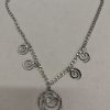 Spiral Donut Bracelet Earrings Necklace Personalized Minority Elegant High Sense Necklace Female