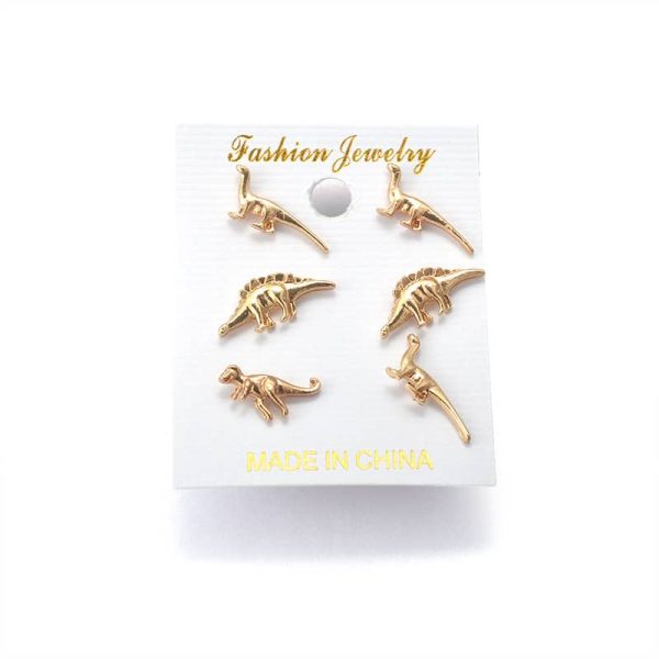 2b03a629-c759-4224-9b4e-8aa2909003bc.jpg Small Animal Dinosaur Set Personalized Earrings