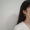Mosquito Coil Irregular Metal Earrings Circle Ear Clip Without Hole