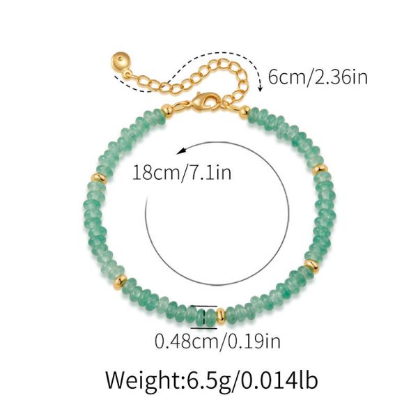 Women's All-match Crystal Beaded Design Bracelet