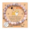 Puppy Pendant Stainless Steel Round Board Bracelet