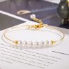 New Chinese Style Small Golden Beads Pearl Bracelet Premium Bracelet