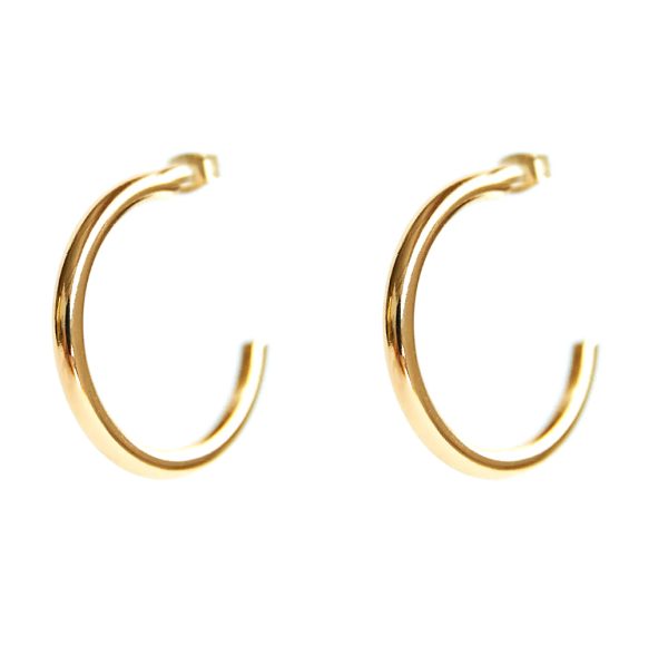 Minimalist C Circle European And American Hoop Wind Ins Super Fire Earrings