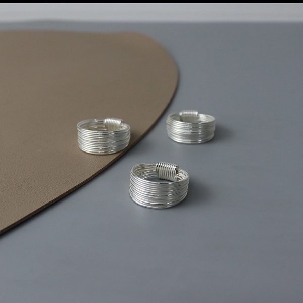 Sterling Silver Ring Simple And Exquisite Special-interest Design High Sense