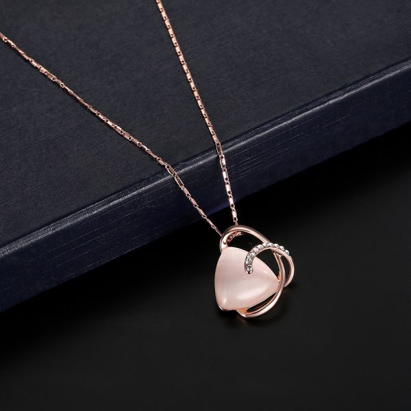 Two-piece Fashion Necklace And Earrings Bridal Banquet Jewelry Set