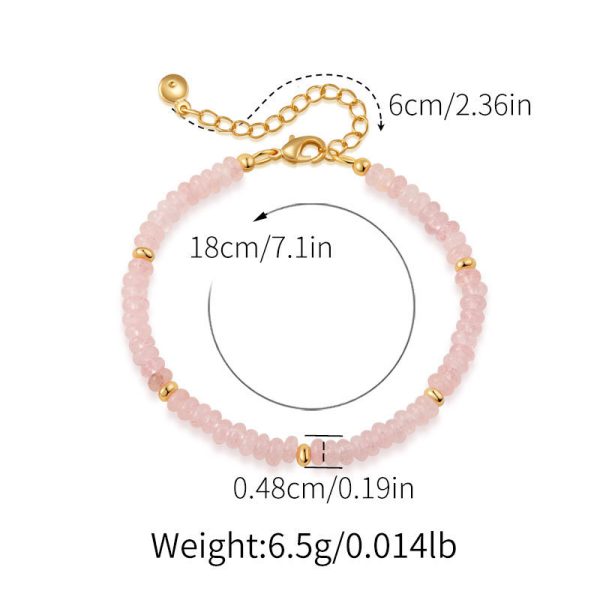 Women's All-match Crystal Beaded Design Bracelet
