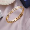 Heart-to-heart Buckle Diamond Bracelet Cold Style