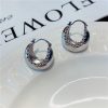 Niche Design Metal Circle Ear Clip Women
