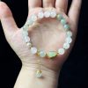 Sunstone Double Circle High Goods Aquamarine Slip Multi-Circle Bracelet