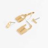 Simple And Fashionable Key Lock Earring Set Personality