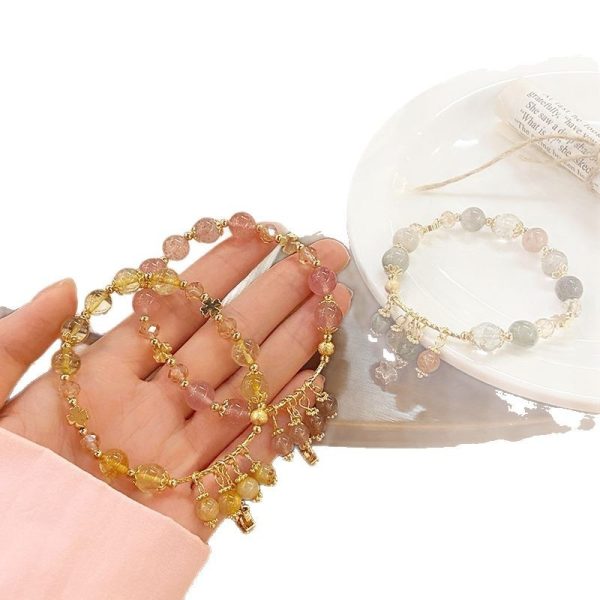 New Chinese Style Artistic Retro Super Fairy Crystal Tassel Bracelet