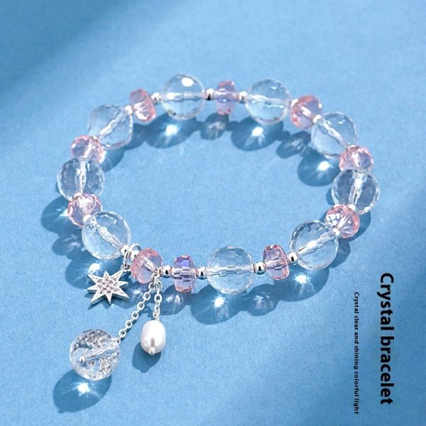 Temperament Wild White Crystal Bracelet For Women