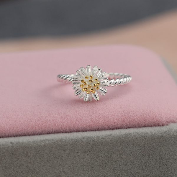 Women's Fashion Personality SUNFLOWER Adjustable Ring