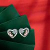 Cat Necklace Ear Stud Women's Jewelry Set