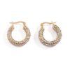 Personalized Fashion All-match Diamond Circle Earrings