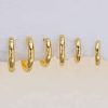 Ins Simple Smooth Ear Buckle Set