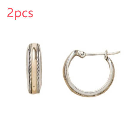 Retro Style Big Circle Earrings Fashion Commuter Simple Ladies Exaggerated