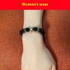 Silver 999 Natural Obsidian To Cloud Year Of Bracelet
