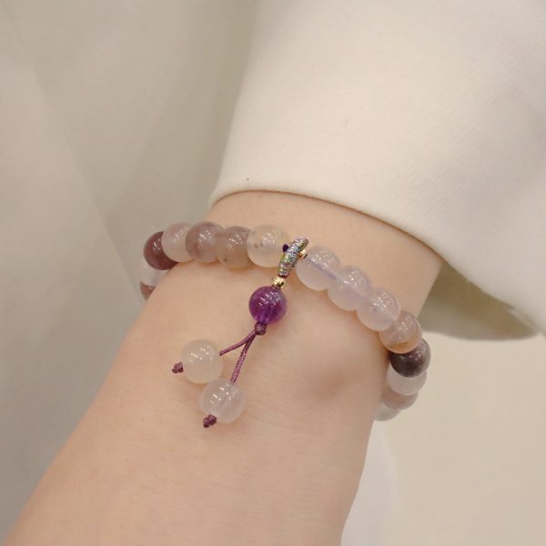 New Natural Jinsi Jade Bracelet Violet Bracelet
