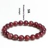 Natural Starlight Cherry Red Strawberry Quartz Bracelet