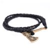 Men's Cowhide Woven Multi-layer Bracelet