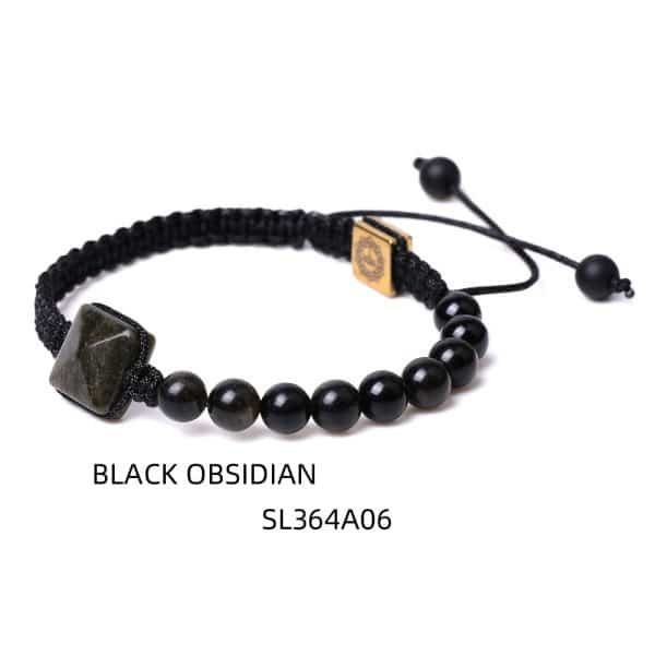 Colorful Natural Stone Woven Bracelet