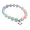Stone sea sapphire amethyst bracelet