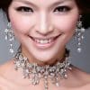 In the new factory direct Bride Wedding Dress Wedding Necklace red suit jewelry accessories spot