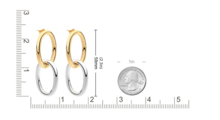 Trendy Earrings Creative Retro Circle Geometric Exaggerated Eardrops