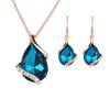 Water Drop Necklace Earring Set